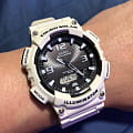 Casio Casio AQ-S810WC-7A мужские часы черный циферблат на запястье