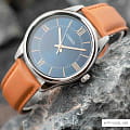 Casio Casio Collection MTP-V005L-2B5UDF (MTP-V005L-2B5) кварцевые мужские часы часы крупный план синий циферблата