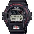 Casio Casio G-Shock DW-6900TR-1  DW-6900TR-1 электронные мужские часы черный циферблат, браслет пластик — вид спереди