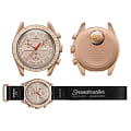 Swatch Swatch x Omega Bioceramic Moonswatch Mission to Jupiter SO33C100, swatch x omega moonwatch швейцария мужские часы на браслете нейлон боковой вид