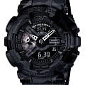 Casio Casio G-Shock GA-110CM-1A GA-110 GA-110CM-1A электронные мужские часы черный циферблат, браслет пластик — вид спереди