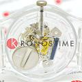 Swatch Swatch New Gent Biosourced SO29K104-S06 кварцевые женские часы часы крупный план прозрачный циферблата