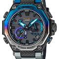 Casio Casio G-SHOCK MTG-B2000YST-1A MTG MTG-B2000YST-1A кварцевые мужские часы черный циферблат, браслет пластик — вид спереди
