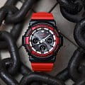 Casio GAW-100RB-1AER мужские часы застежка крупным планом