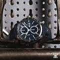 Maurice Lacroix Maurice Lacroix Pontos Chronograph 43mm PT6038-SSL24-430-4 механические мужские часы часы крупный план синий циферблата