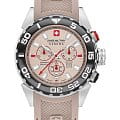 Swiss Military Hanowa Swiss Military Hanowa 06-4324.04.014  06-4324.04.014 кварцевые мужские часы  розовый циферблат, браслет силикон — вид спереди