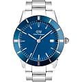 Daniel Wellington Daniel Wellington Iconic Paradigma Link Blue Enamel Silver DW00100820  DW00100820 кварцевые мужские часы  синий циферблат, браслет нержавеющая сталь — вид спереди