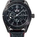 Orient Orient Contemporary RK-AV0A03B  RK-AV0A03B механические мужские часы черный циферблат, браслет кожаный — вид спереди