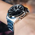 Casio Casio Edifice EFV-C120D-1A, edifice япония мужские часы на браслете нержавеющая сталь боковой вид