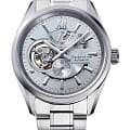 Orient Orient Star RE-AV0127L  RE-AV0127L механические мужские часы серебристый циферблат, браслет нержавеющая сталь — вид спереди