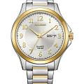 Citizen Citizen Basic BF2026-89A  BF2026-89A кварцевые мужские часы серебристый циферблат, браслет нержавеющая сталь — вид спереди
