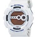 Casio Casio G-Shock GD-100SC-7DR  GD-100SC-7DR электронные мужские часы красный циферблат, браслет пластик — вид спереди