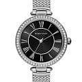 Romanson Romanson RM8A41TLW(BK)  RM8A41TLW(BK) кварцевые женские часы черный циферблат, браслет нержавеющая сталь — вид спереди