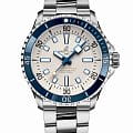 Breitling Breitling Superocean Automatic 42 A17375E71G1A1  A17375E71G1A1 механические мужские часы белый циферблат, браслет нержавеющая сталь — вид спереди