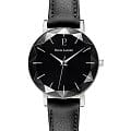 Pierre Lannier Pierre Lannier Multiples 009M633  009M633 кварцевые женские часы черный циферблат, браслет кожаный — вид спереди