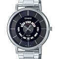 Casio Casio Collection MTP-B135D-1A  MTP-B135D-1A кварцевые мужские часы черный циферблат, браслет нержавеющая сталь — вид спереди