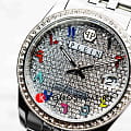 Philipp Plein Philipp Plein Date Superlative PWYAA0723,  германия женские часы на браслете нержавеющая сталь боковой вид