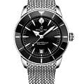 Breitling Breitling Superocean Heritage B31 Automatic 42 AB3111241B1A1  AB3111241B1A1 механические мужские часы черный циферблат, браслет нержавеющая сталь — вид спереди