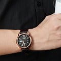 Casio Casio Collection MTP-1384L-1AVDF (MTP-1384L-1A) кварцевые мужские часы часы крупный план черный циферблата