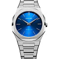 D1 Milano D1 Milano Ultra Thin UTBL21  UTBL21 кварцевые женские часы  синий циферблат, браслет нержавеющая сталь — вид спереди