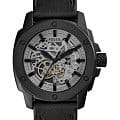 Fossil Fossil Modern Machine ME3134  ME3134 механические мужские часы серый циферблат, браслет кожаный — вид спереди