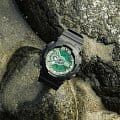 Casio Casio G-Shock GA-110CD-1A3DR (GA-110CD-1A3) мужские часы зеленый циферблат на запястье