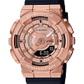Casio Casio G-Shock GM-S110PG-1ADR (GM-S110PG-1A) GM GM-S110PG-1A электронные женские часы золотой циферблат, браслет пластик — вид спереди