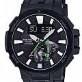 Casio Casio Pro Trek PRW-7000-1A PRW PRW-7000-1A кварцевые мужские часы черный циферблат, браслет полимер — вид спереди