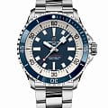 Breitling Breitling Superocean Automatic 42 A17375E71C1A1  A17375E71C1A1 механические мужские часы   циферблат, браслет нержавеющая сталь — вид спереди