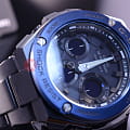 Casio Casio G-Shock GST-W110BD-1A2 электронные мужские часы часы крупный план черный циферблата