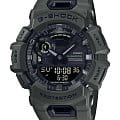 Casio Casio G-Shock GBA-900UU-3ADR (GBA-900UU-3A) G-SQUAD GBA-900UU-3A электронные мужские часы черный циферблат, браслет полимер — вид спереди