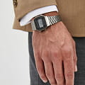 Casio Casio Collection A168WGG-1BDF (A168WGG-1B) Retro, наручные мужские часы фото под углом