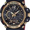 Casio Casio G-Shock GPW-2000TFB-1A Premium GPW-2000TFB-1A электронные мужские часы черный циферблат, браслет силикон — вид спереди