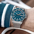 Mido Mido Ocean Star Tribute M026.830.11.041.00 механические мужские часы часы крупный план бирюзовый циферблата