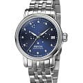 Epos Epos Ladies Diamonds 4390.152.20.96.30  4390.152.20.96.30 механические женские часы  синий циферблат, браслет нержавеющая сталь — вид спереди
