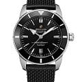 Breitling Breitling Superocean Heritage B20 Automatic 46 AB2020121B1S1  AB2020121B1S1 механические мужские часы черный циферблат, браслет каучук — вид спереди