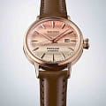 Seiko Seiko Presage Cocktail Time SRE014J1 механические женские часы часы, крупный план шампань циферблат