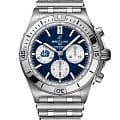 Breitling Breitling Chronomat B01 42 Six Nations Scotland AB0134A51C1A1  AB0134A51C1A1 механические мужские часы синий циферблат, браслет нержавеющая сталь — вид спереди