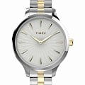 Timex Timex Peyton TW2V06500  TW2V06500 кварцевые женские часы белый циферблат, браслет нержавеющая сталь с pvd-покрытием — вид спереди