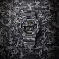 Casio Casio G-Shock GD-120CM-8ER электронные мужские часы часы крупный план черный циферблата
