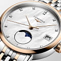 Longines Longines Elegant Collection Moonphase L4.330.5.87.7  наручные женские часы фото под углом.