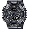 Casio Casio G-Shock GM-110BB-1ADR (GM-110BB-1A) GM GM-110BB-1A электронные мужские часы черный циферблат, браслет полимер — вид спереди