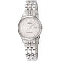 Orient Orient SZ42003W (SSZ42003W)  SSZ42003W кварцевые женские часы белый циферблат, браслет  — вид спереди
