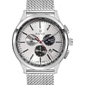 Wainer Wainer  Classic WA.12340-D  WA.12340-D кварцевые мужские часы серебристый циферблат, браслет нержавеющая сталь — вид спереди