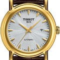 Tissot Tissot Carson Automatic Lady 18K Gold T907.007.16.031.00 Carson наручные женские часы фото под углом.