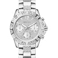 Guess Guess Sport GW0771L1  GW0771L1 кварцевые женские часы  серебристый циферблат, браслет нержавеющая сталь — вид спереди