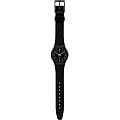 Swatch SO28B113 наручные женские часы застежка крупным планом