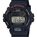 Casio Casio G-Shock DW-6900U-1DR  DW-6900U-1DR электронные мужские часы  черный циферблат, браслет пластик — вид спереди