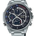 Casio Casio Edifice EFS-S590AT-1A EFS EFS-S590AT-1A кварцевые мужские часы черный циферблат, браслет нержавеющая сталь — вид спереди