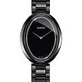 Rado Rado Esenza Ceramic Touch R53093722  R53093722 кварцевые женские часы черный циферблат, браслет керамика — вид спереди